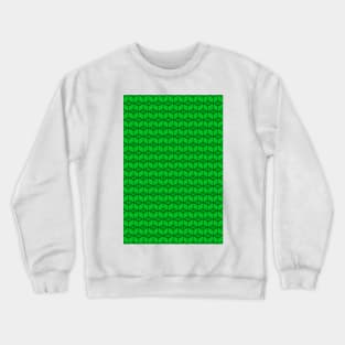 building brick blocks green Crewneck Sweatshirt